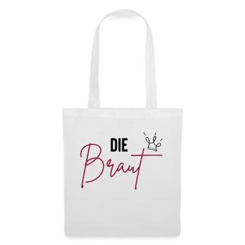 die braut - Stoffbeutel - Weiß - Vorne