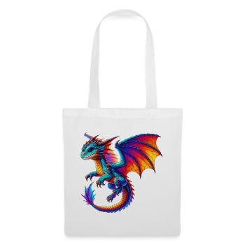 Dragon - Sac en tissu - blanc - Devant