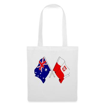 Flag of Australia, Poland - Tote Bag - white - Front