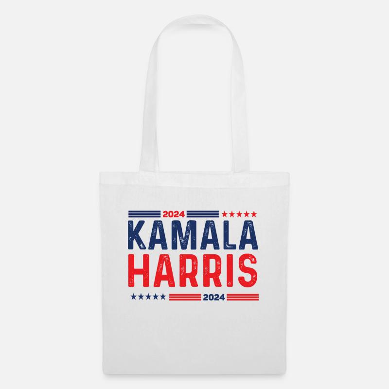 KAMALA HARRIS Amerika - Stoffbeutel - Weiß