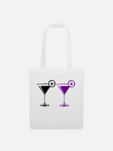 cocktails 2 - Stoffbeutel - Weiß