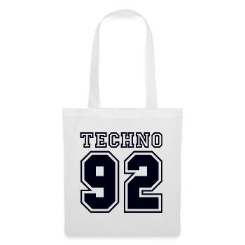 TECHNO 92 - Tote Bag - white - Front