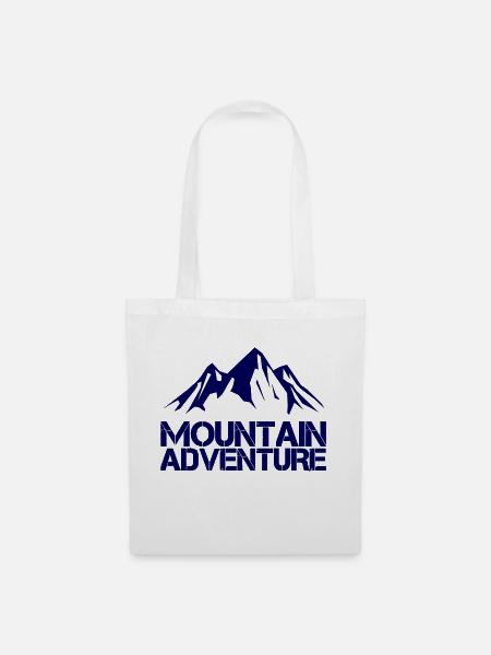 mountain adventure - Stoffbeutel - Weiß