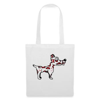 Dog Zombie Undead Halloween Horror Corpse Creepy - Tote Bag - white - Front