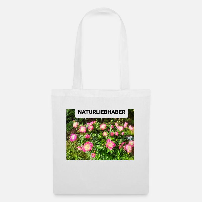 Peonies - Tote Bag - white