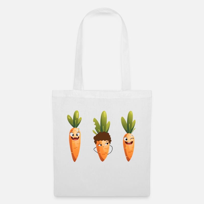 Let´s rock the carrots - Stoffbeutel - Weiß