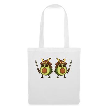 avocado samurai 2 - Stoffbeutel - Weiß - Vorne