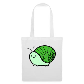 Escargot 02 - Sac en tissu - blanc - Devant