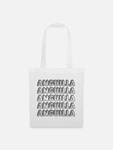 Reise Anguilla - Stoffbeutel - Weiß