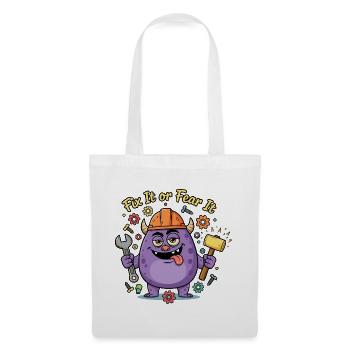 Fix It or Fear It Build Monster - Tote Bag - white - Front