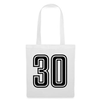 30 - Sac en tissu - blanc - Devant