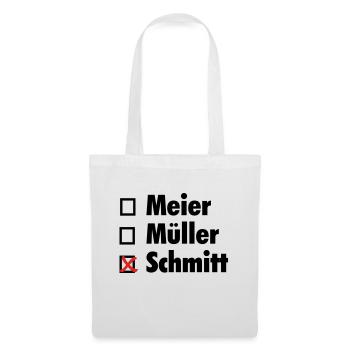 Ankreuzshirt - Stoffbeutel - Weiß - Vorne