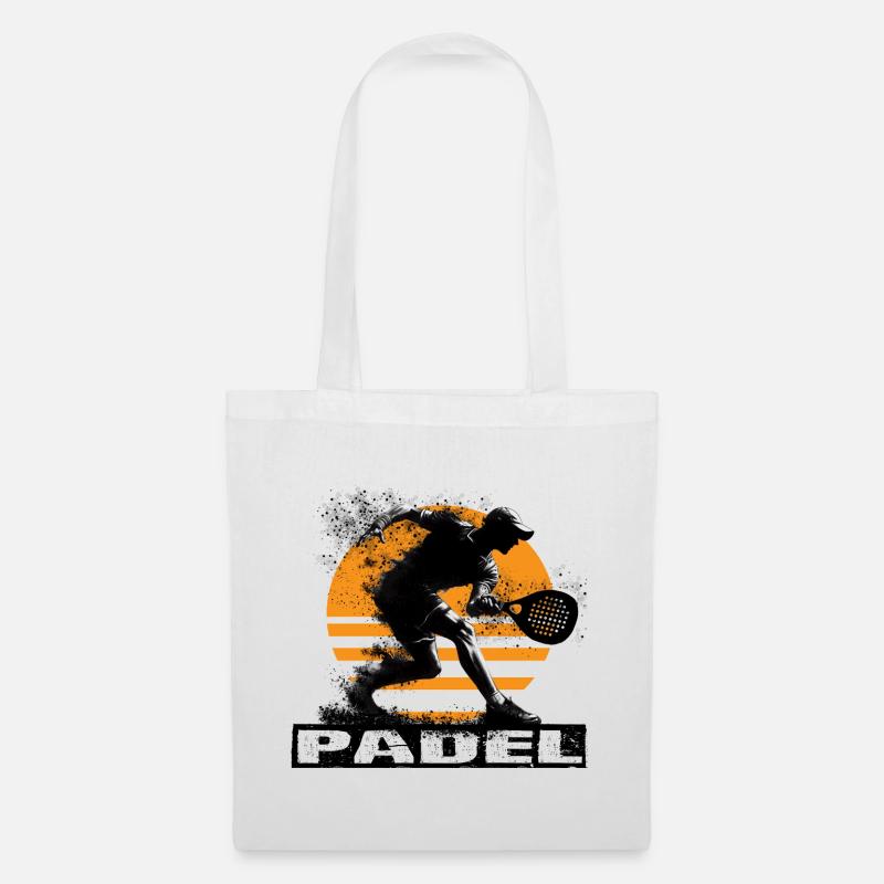 Padel - Stoffbeutel - Weiß