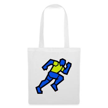 Fast Polygon Runner Marathon Team - Tote Bag - white - Front