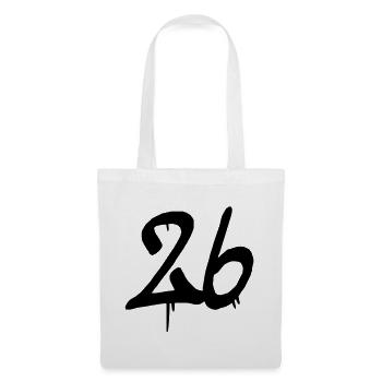 26 - Stoffbeutel - Weiß - Vorne