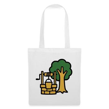 Draw Fountain Village Logo - Tote Bag - white - Front