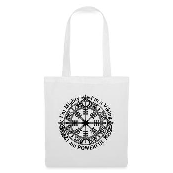 Runic Helm of Awe - I am Powerful - Tote Bag - white - Front