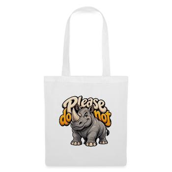 Rhino - Stoffbeutel - Weiß - Vorne