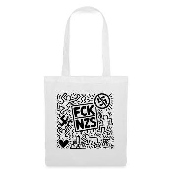 FCK NZS - Stoffbeutel - Weiß - Vorne