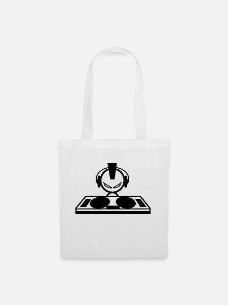 DJ - Tote Bag - white