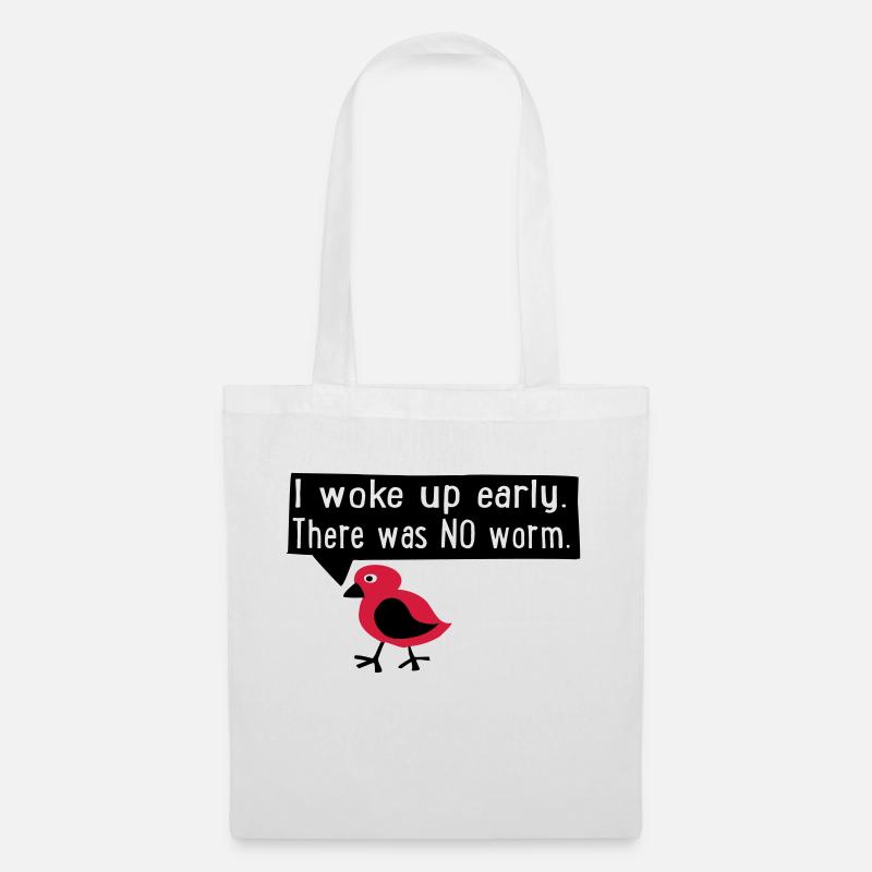 early bird - Tote Bag - white
