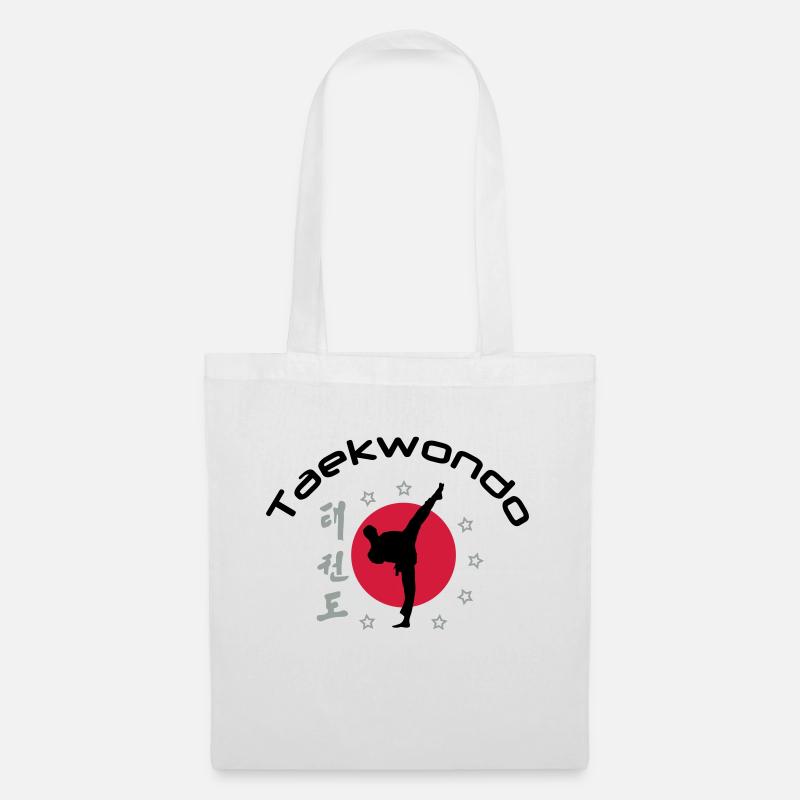 taekwondo_3 - Stoffbeutel - Weiß