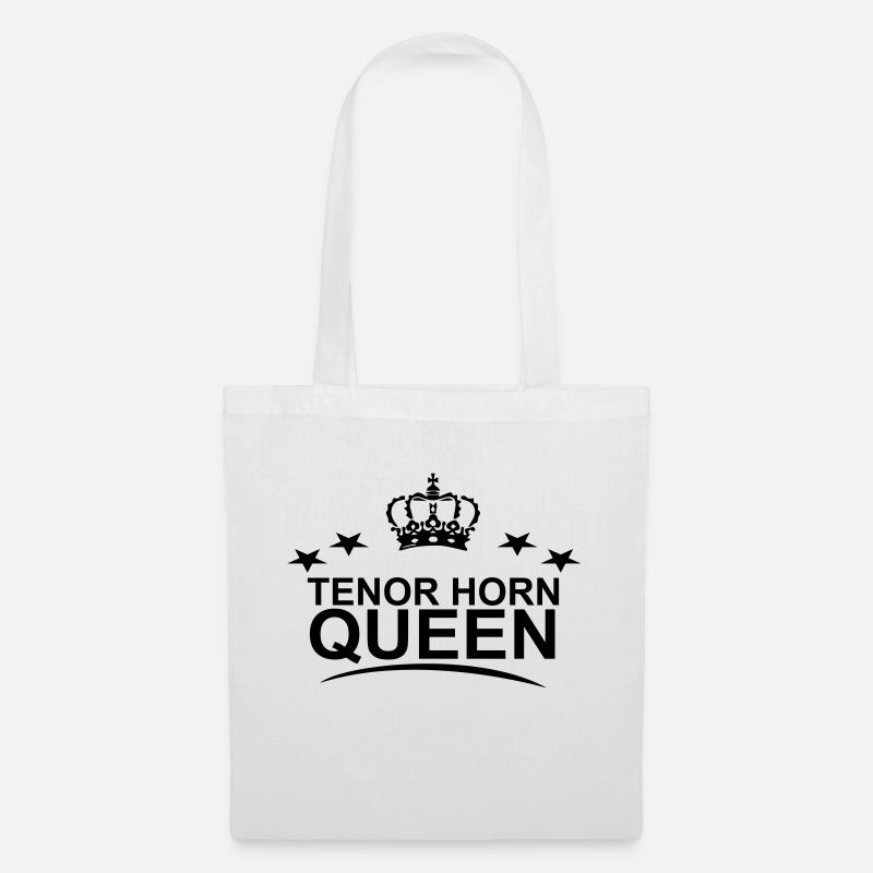 Tenor Horn Queen - Stoffbeutel - Weiß