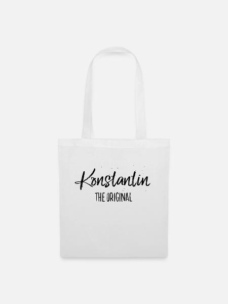 Konstantin - Stoffbeutel - Weiß