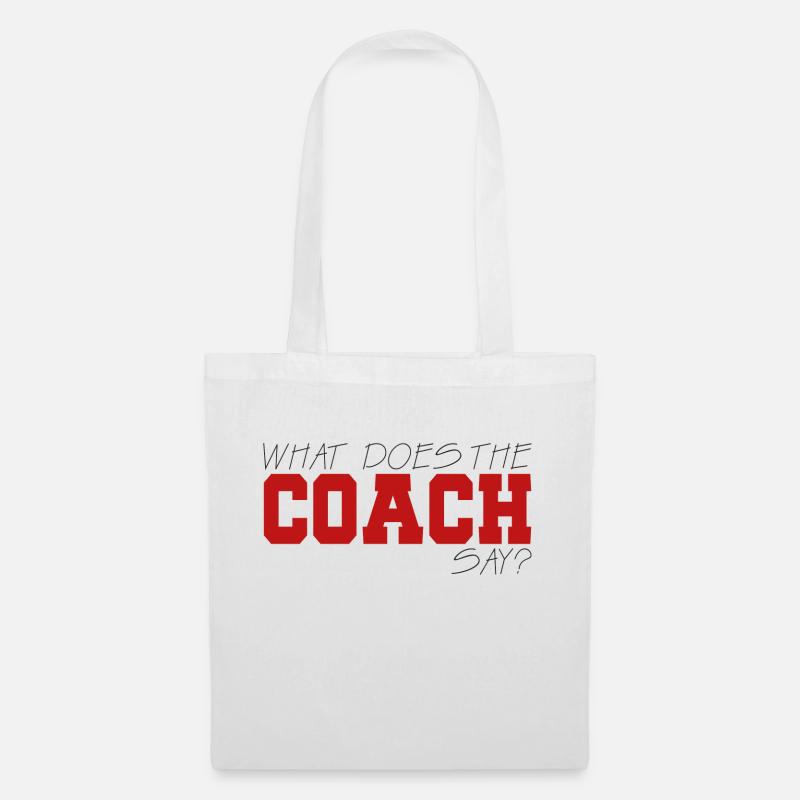 Coach / Coach: What Does The Coach Say? - Tote Bag - white