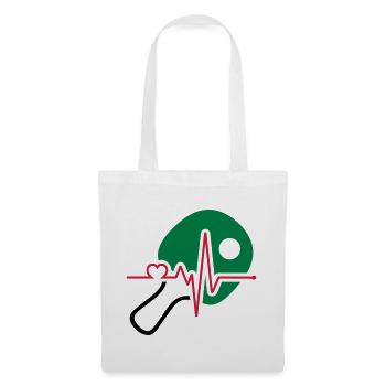 ping pong - Sac en tissu - blanc - Devant