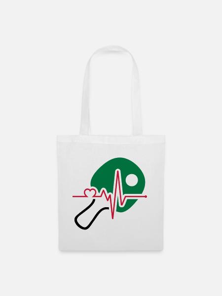 ping pong - Sac en tissu - blanc