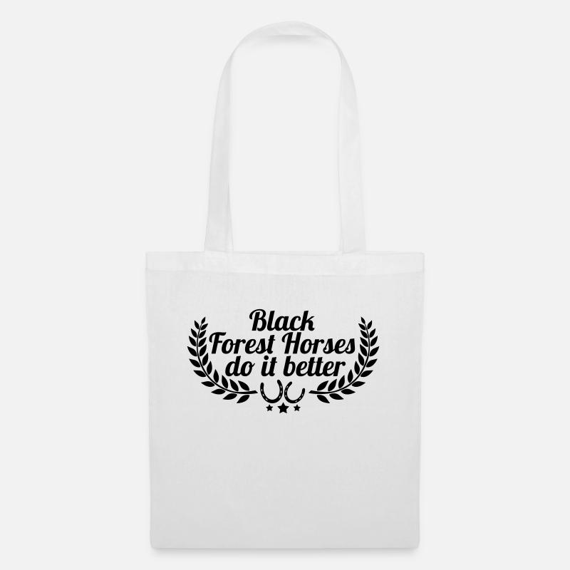 Black Forest Horses - Black Forest - Tote Bag - white