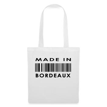Bordeaux - Stoffbeutel - Weiß - Vorne