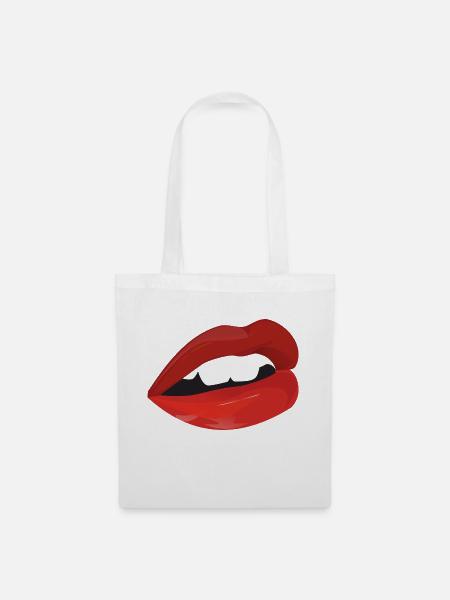 lips - Stoffbeutel - Weiß