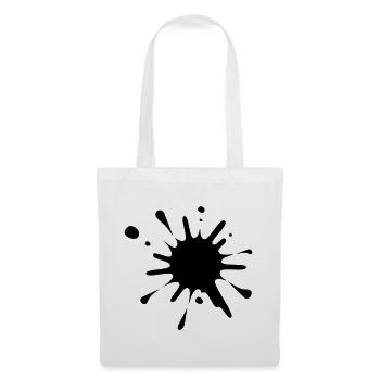 Image d’éclaboussure de peinture* - Sac en tissu - blanc - Devant