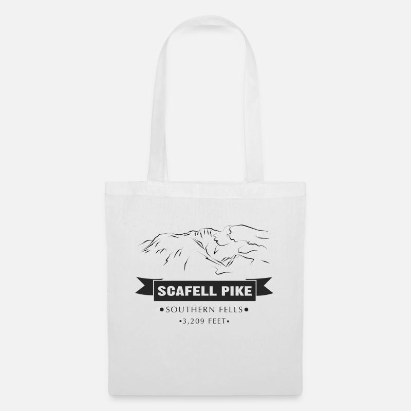 Scafell Pike - Tote Bag - white