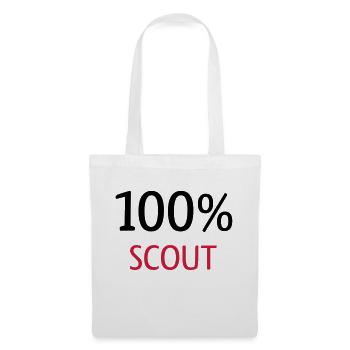 100% Scout - Stoffbeutel - Weiß - Vorne