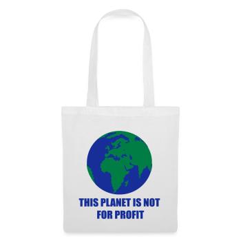 Planète Terre - Sac en tissu - blanc - Devant