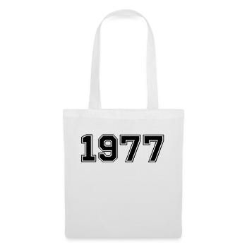 1977 - Stoffbeutel - Weiß - Vorne