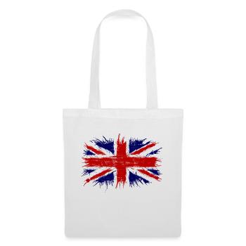 Großbritannien Flagge, Englandfahne, great britain - Stoffbeutel - Weiß - Vorne