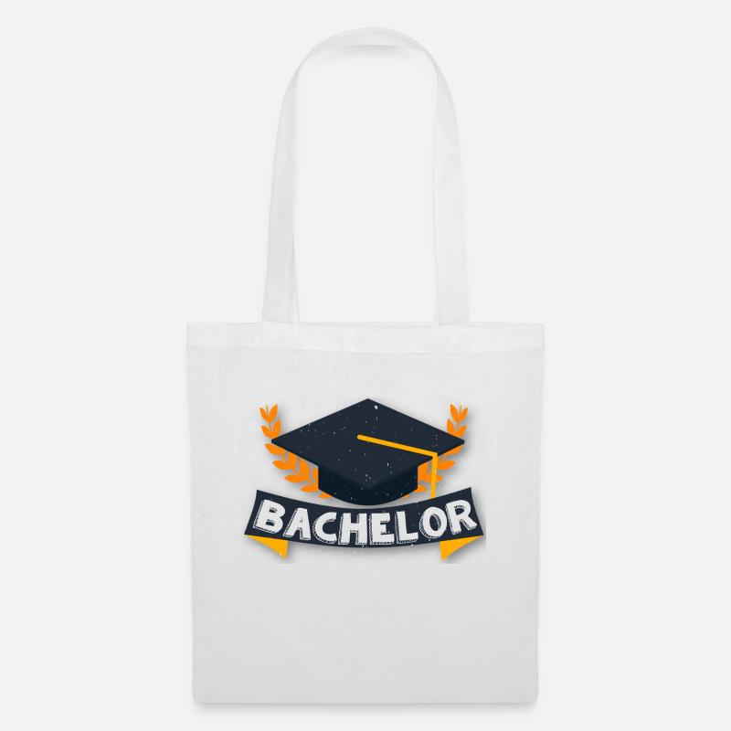 Bachelor - Stoffbeutel - Weiß