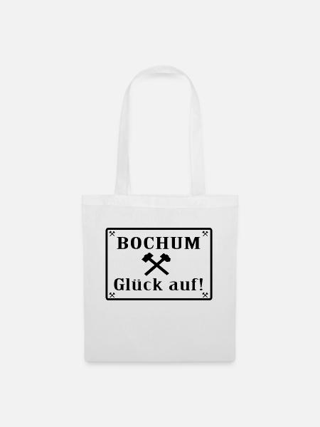 Bonne chance! Bochum - Sac en tissu - blanc