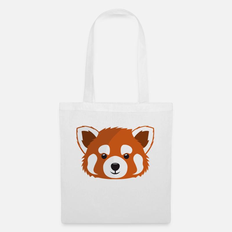 red panda / little panda - Tote Bag - white