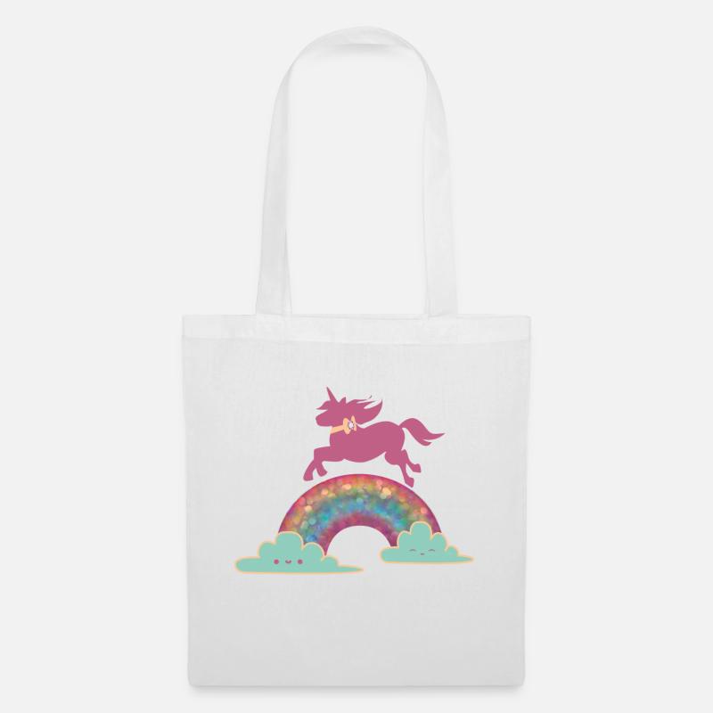 magical unicorn - Sac en tissu - blanc