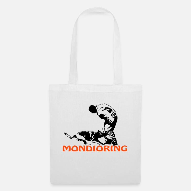 Mondioring, bicolore - Sac en tissu - blanc