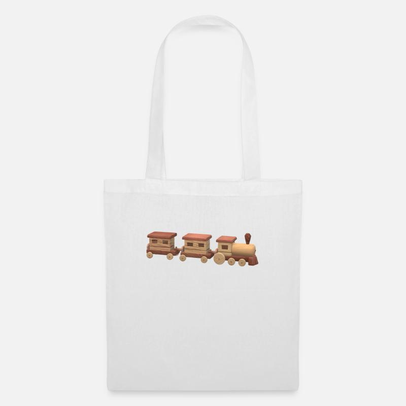 train - Tote Bag - white