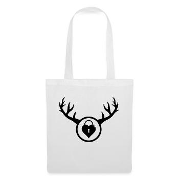 Cocu - Le cadeau d'anniversaire de l'homme à cornes - Sac en tissu - blanc - Devant