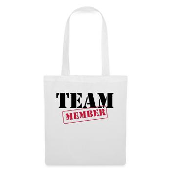 Team Member - Sac en tissu - blanc - Devant