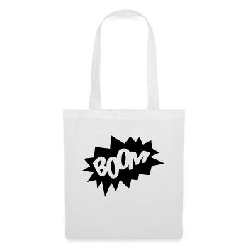 boom_f1 - Sac en tissu - blanc - Devant