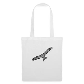 Oiseau de proie - Sac en tissu - blanc - Devant